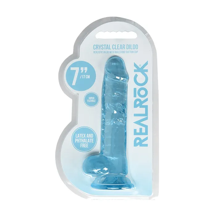 Shots Toys Female Sex Toys REALROCK 7 Inch Realistic Dildo With Balls