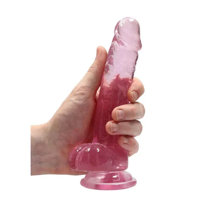 Shots Toys Female Sex Toys REALROCK 7 Inch Realistic Dildo With Balls