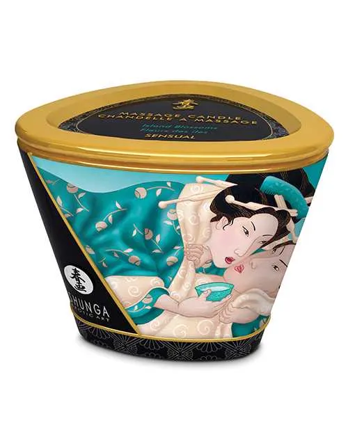 Shunga Massage Candle 57 oz Island Blossoms Shunga Couples Shunga Massage Candle 57 oz Island Blossoms Shunga Couples