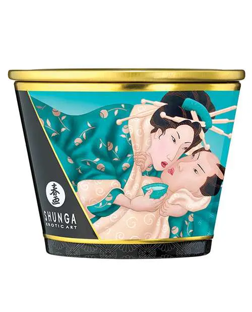 Shunga Massage Candle 57 oz Island Blossoms Shunga Couples Shunga Massage Candle 57 oz Island Blossoms Shunga Couples