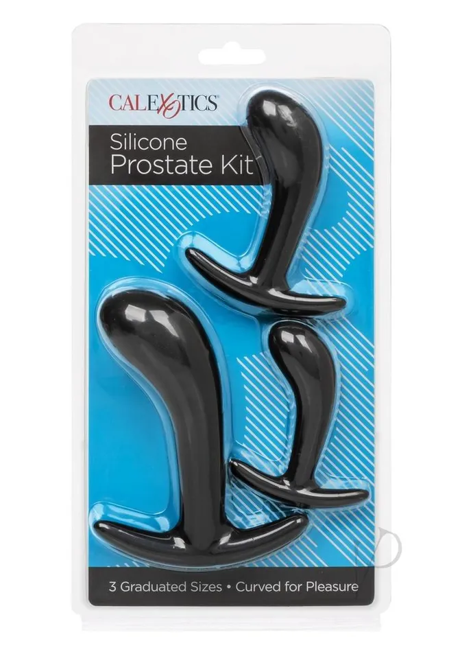 Silicone Prostate Kit Black Cal Exotics Anal