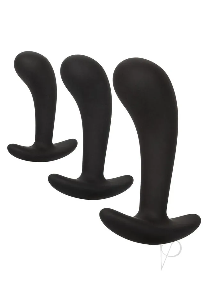 Silicone Prostate Kit Black Cal Exotics Anal