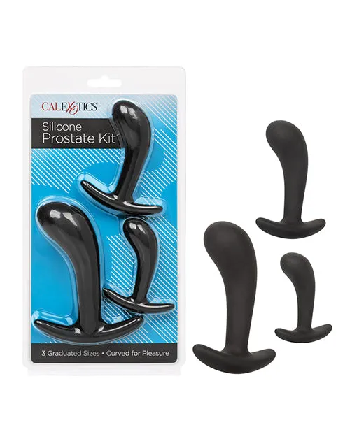 Silicone Prostate Kit Black Cal Exotics Anal