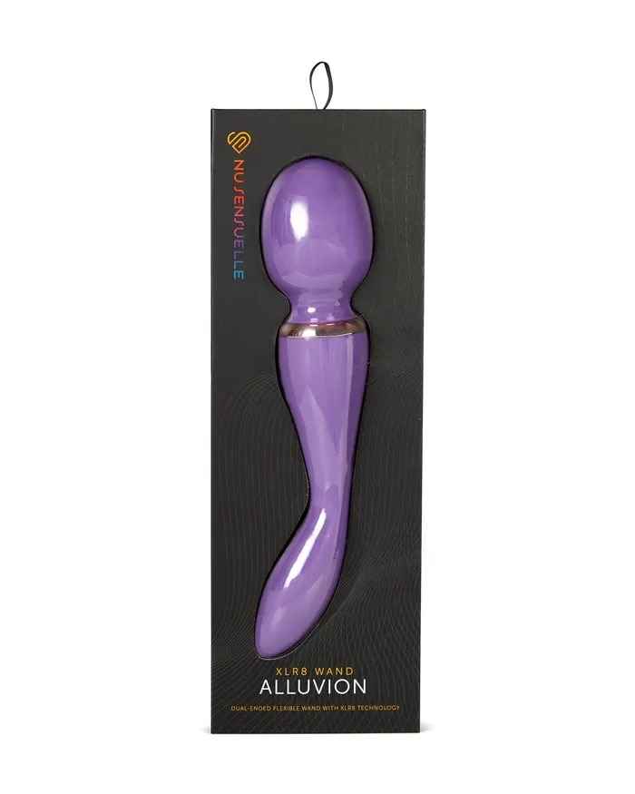 SimpleeDiscreet Vibrators Sensual Alluvion Wand Purple