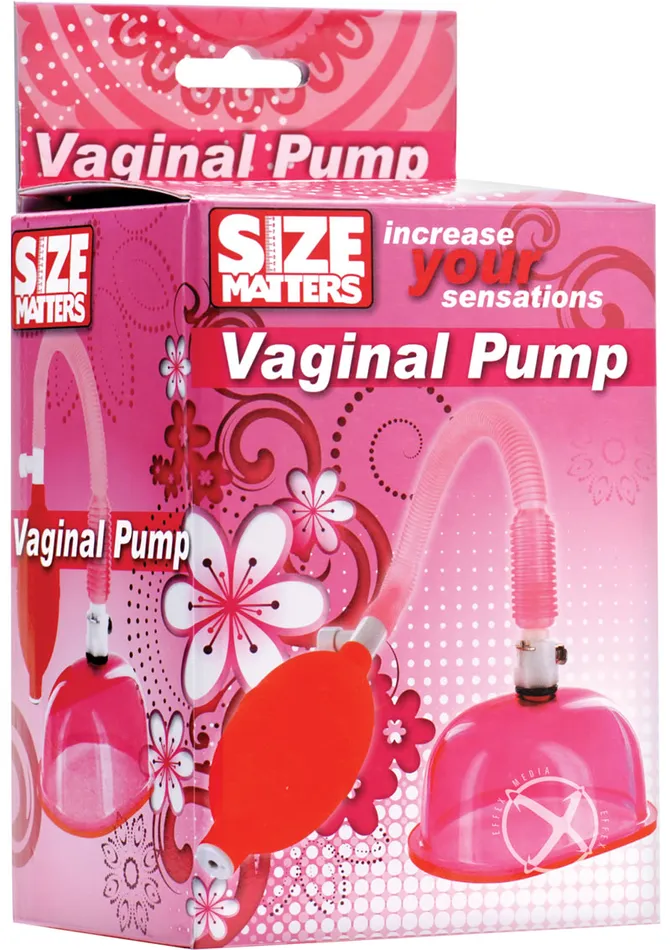 Size Matters Male Sex Toys Size Matters Vaginal Pump and Cup Set Pink