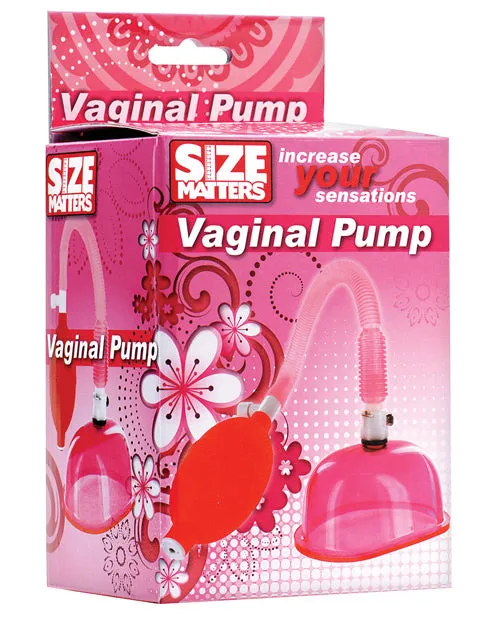 Size Matters Male Sex Toys Size Matters Vaginal Pump and Cup Set Pink