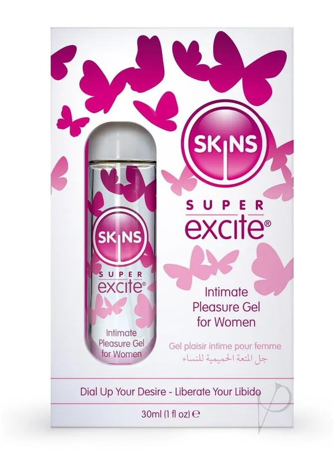 Skins Female Sex Toys Skins Super Excite Clitoral Stimulation Gel 1oz