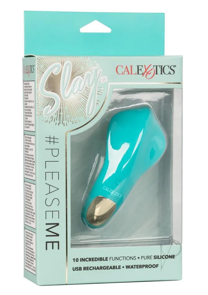 Slay Female Sex Toys Slay Pleaser Silicone rechargeable Massager Green