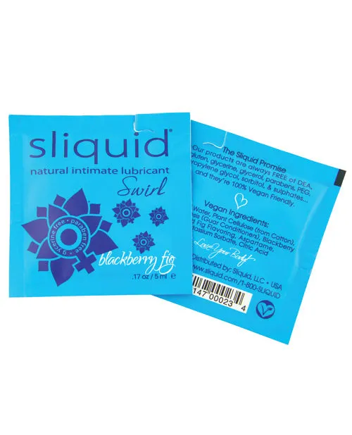 Sliquid Lubricants Sliquid Naturals Swirl Lubricant Pillow 17 oz Fig Sliquid Lubricants Sliquid Naturals Swirl Lubricant Pillow 17 oz Fig