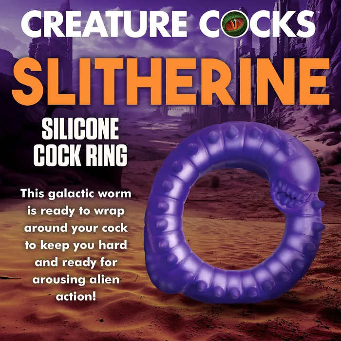 Slitherine Silicone Cock Ring Creature Cocks Male Sex Toys