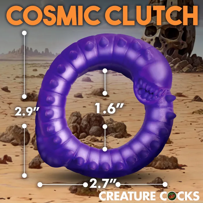 Slitherine Silicone Cock Ring Creature Cocks Male Sex Toys