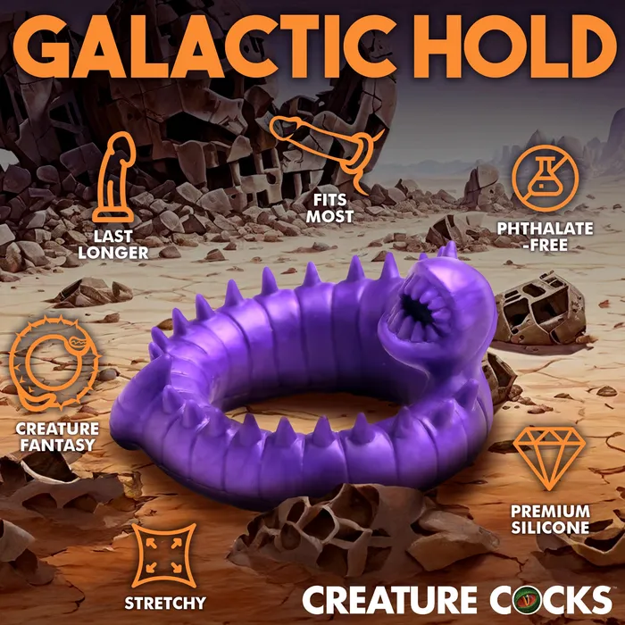 Slitherine Silicone Cock Ring Creature Cocks Male Sex Toys