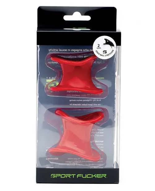 Sport Fucker Ergonomic Ball Stretcher Kit Red Sport Fucker Anal