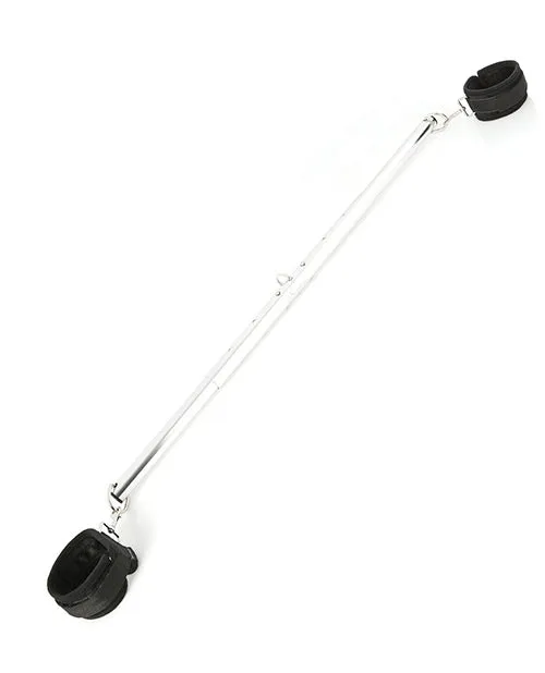 Sportsheets Anal Sportsheets Expandable Spreader Bar and Cuffs Set SilverBlack