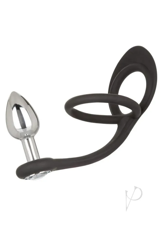 Star Fucker Star Fucker Mini Plug Silicone Dual Enhancer Black Anal