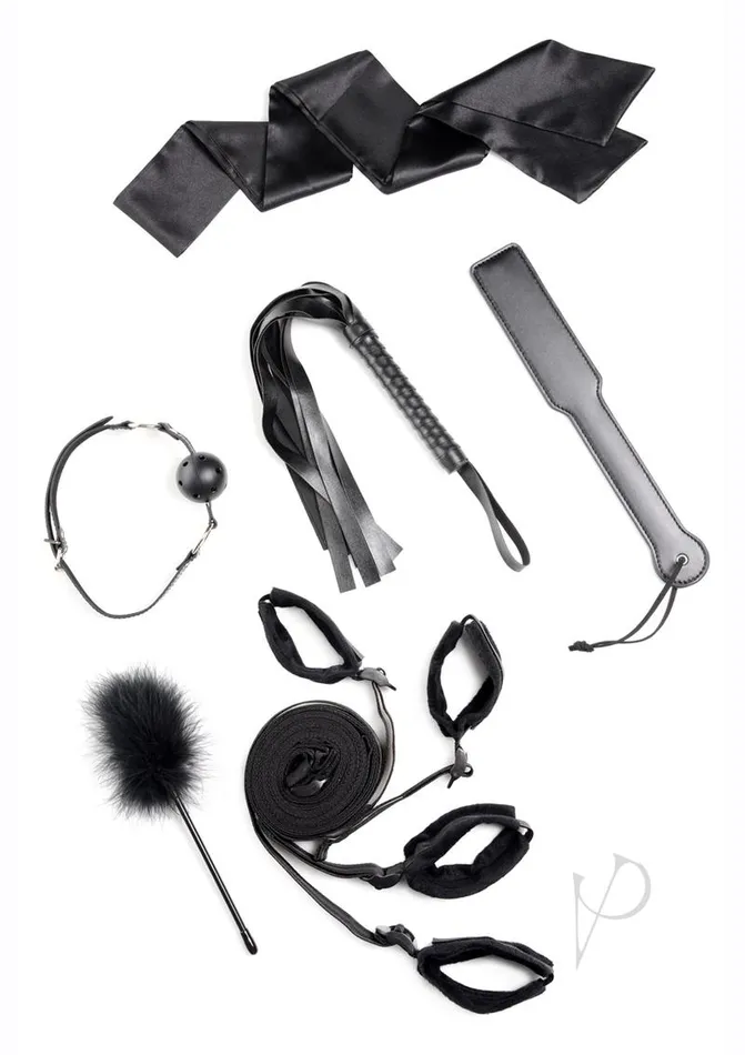 Strict Bed Bondage Restraint Kit set of 6 Black Strict Anal