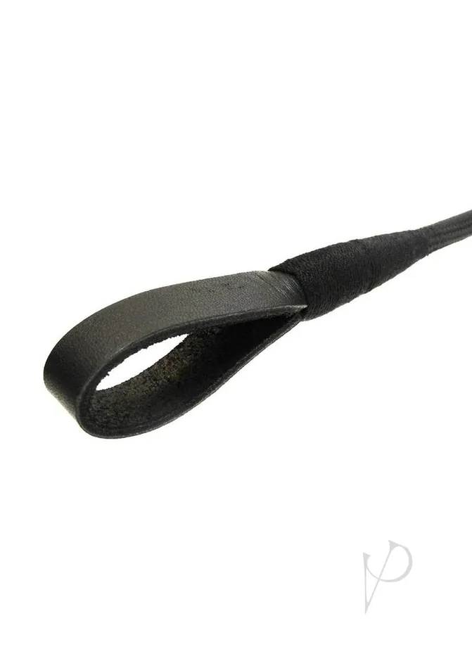 Strict Leather Leather Strip Tip Crop Black Strict Leather Restraints