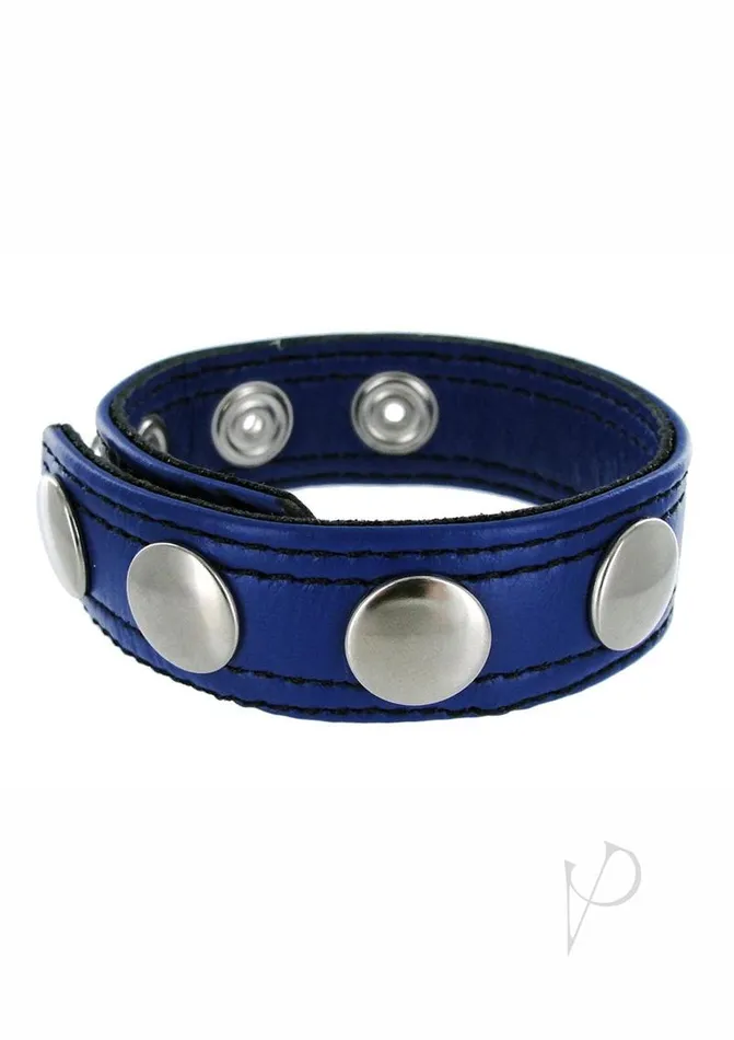 Strict Leather Male Sex Toys Strict Leather Speed Snap Cock Ring Blue