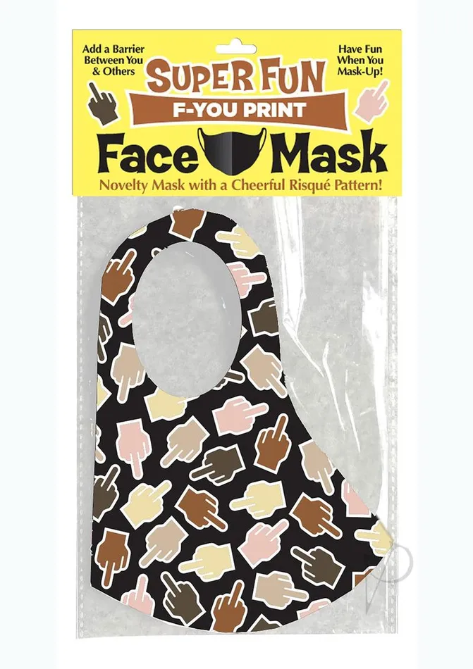 Super Fun F U Finger Mask Animal Print Candyprints Party Female Sex Toys