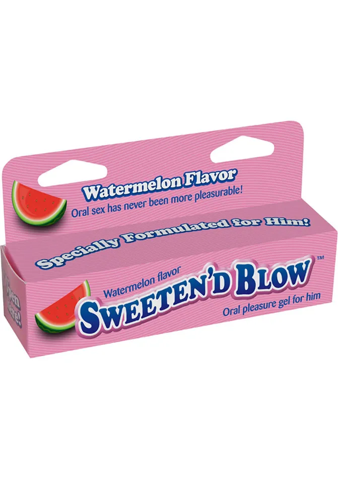 Sweeten D Blow Enhancers Sweeten D Blow Flavored Oral Pleasure Gel 15oz Watermelon