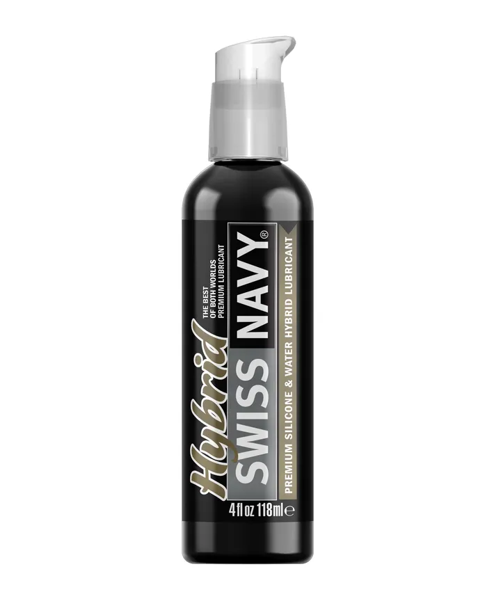 Swiss Navy Lubricants Swiss Navy Hybrid Lubricant 4oz118ml Swiss Navy Lubricants Swiss Navy Hybrid Lubricant 4oz118ml