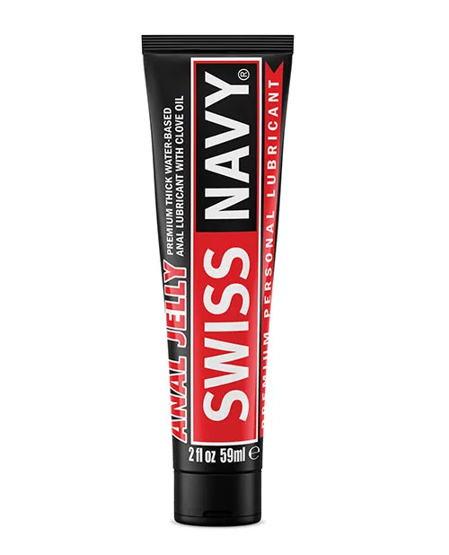 Swiss Navy Male Sex Toys Swiss Navy Anal Jelly with Clove Water Based Lubricant 2oz Swiss Navy Male Sex Toys Swiss Navy Anal Jelly with Clove Water Based Lubricant 2oz