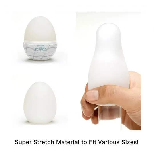 TENGA Male Sex Toys Easy Beat Egg New Standard Masturbator Six Pack