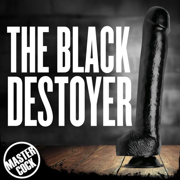 The Black Destroyer Huge Dildo Master Cock Dildos