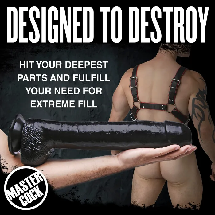 The Black Destroyer Huge Dildo Master Cock Dildos