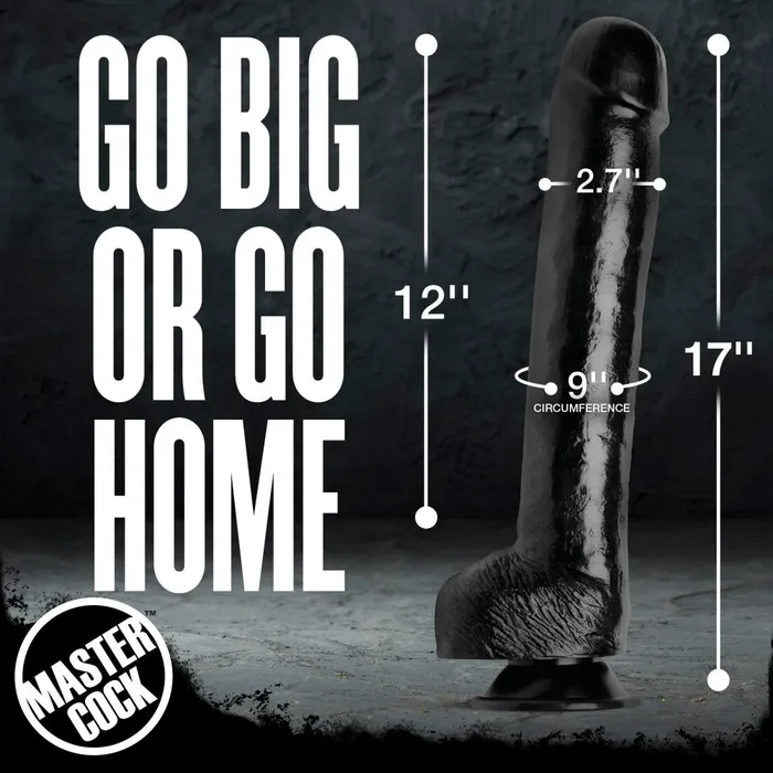 The Black Destroyer Huge Dildo Master Cock Dildos