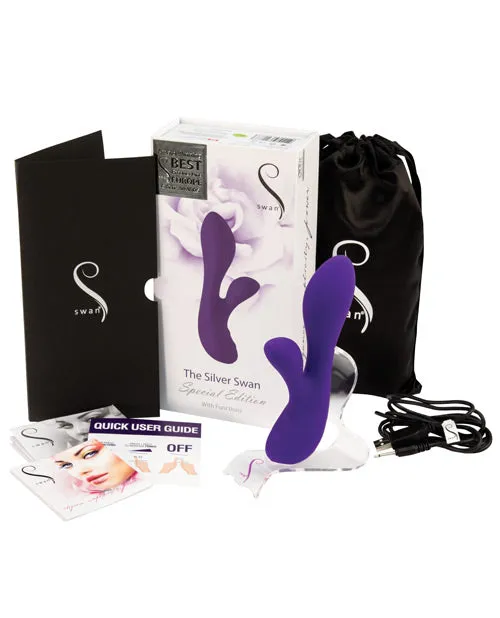The Silver Swan Special Edition Purple Swan Vibrators The Silver Swan Special Edition Purple Swan Vibrators