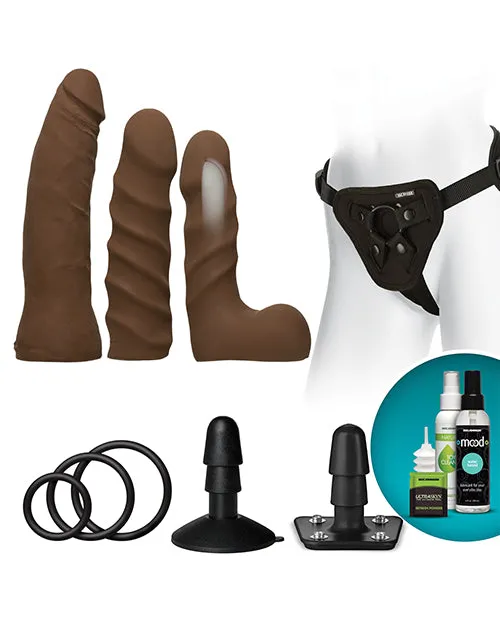 Vac U Lock Dildos VacULock Dual Density Starter Set Chocolate