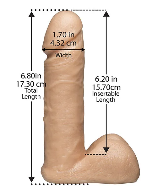 VacULock Realistic Dildo 6in Vanilla Vac U Lock Dildos VacULock Realistic Dildo 6in Vanilla Vac U Lock Dildos