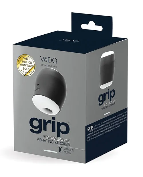 VeDO Grip Rechargeable Vibrating Sleeve Just Black Vedo Male Sex Toys VeDO Grip Rechargeable Vibrating Sleeve Just Black Vedo Male Sex Toys