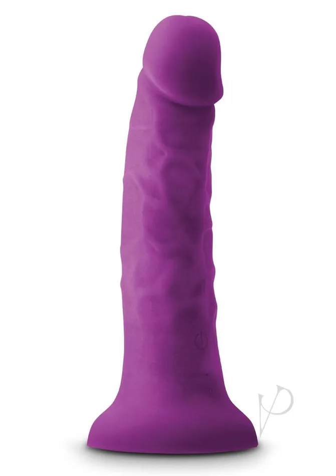 Vibrators Colours Colours Pleasures Silicone Vibrating Dildo 7in Purple Vibrators Colours Colours Pleasures Silicone Vibrating Dildo 7in Purple
