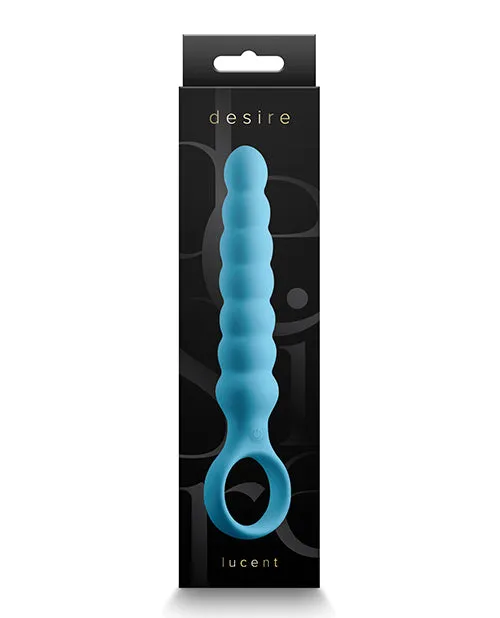 Vibrators Desire Desire Lucent Rechargeable Silicone Flexible Wand Blue Vibrators Desire Desire Lucent Rechargeable Silicone Flexible Wand Blue