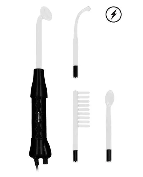 Vibrators Electroshock Shots Electroshock Lightning Wand Black