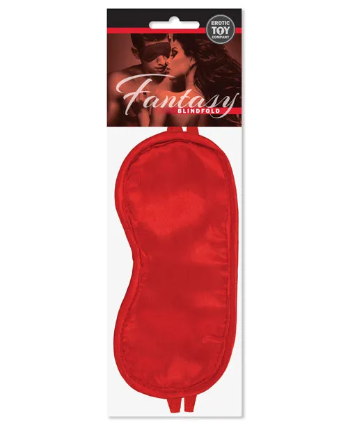 Vibrators Erotic Toy Company Erotic Toy Company Satin Fantasy Blindfold Red