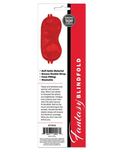 Vibrators Erotic Toy Company Erotic Toy Company Satin Fantasy Blindfold Red Vibrators Erotic Toy Company Erotic Toy Company Satin Fantasy Blindfold Red