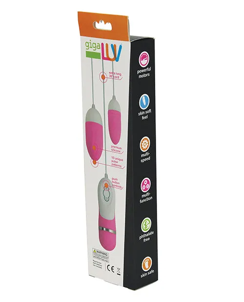 Vibrators GigaLuv Dual Vibra Bullets 10 Functions Pink Gigaluv Vibrators GigaLuv Dual Vibra Bullets 10 Functions Pink Gigaluv