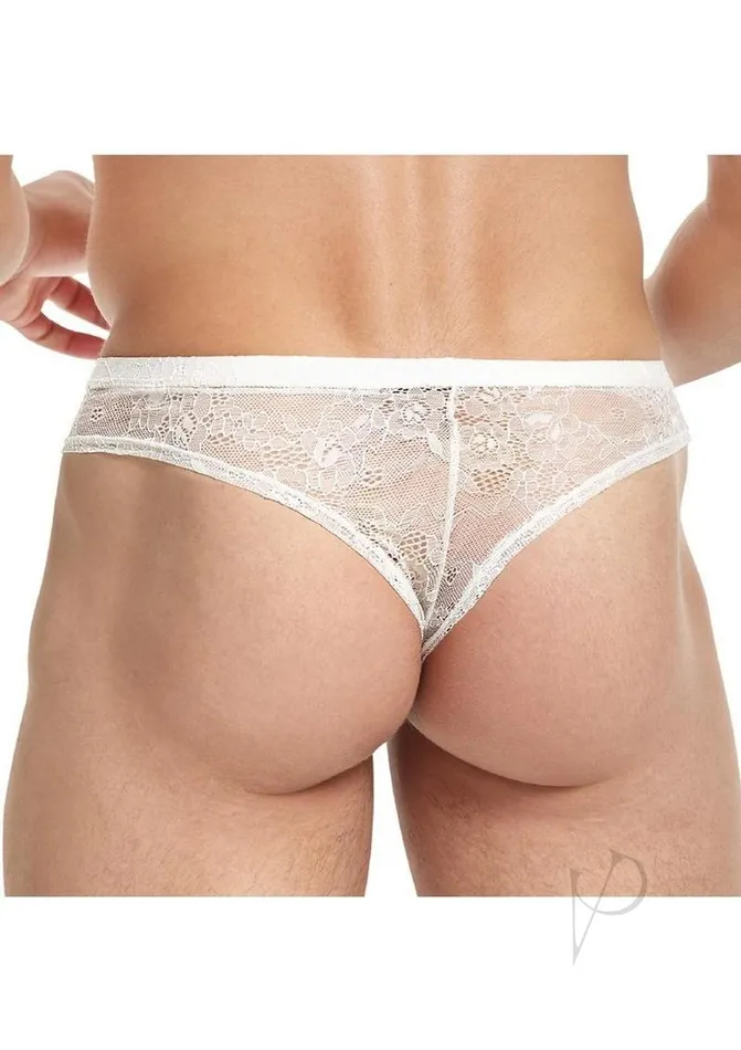 Vibrators Lace King Lace King Lace Bikini SM White