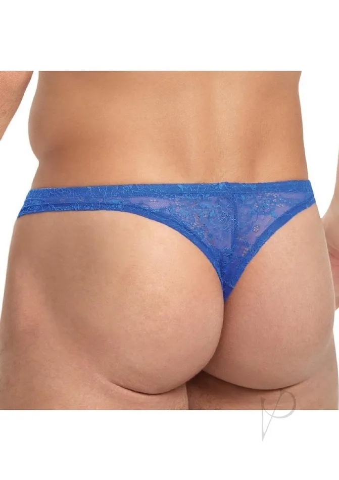 Vibrators Lace King Lace King Lace Thong LXL Blue