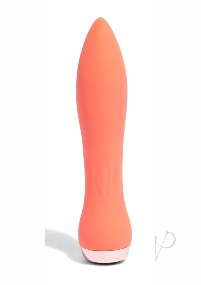 Vibrators Nu Sensuelle Nu Sensuelle 60SX AMP Silicone Rechargeable Bullet CoralRose Gold