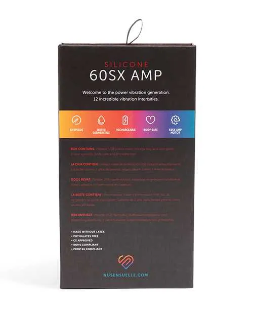 Vibrators Nu Sensuelle Nu Sensuelle 60SX AMP Silicone Rechargeable Bullet CoralRose Gold