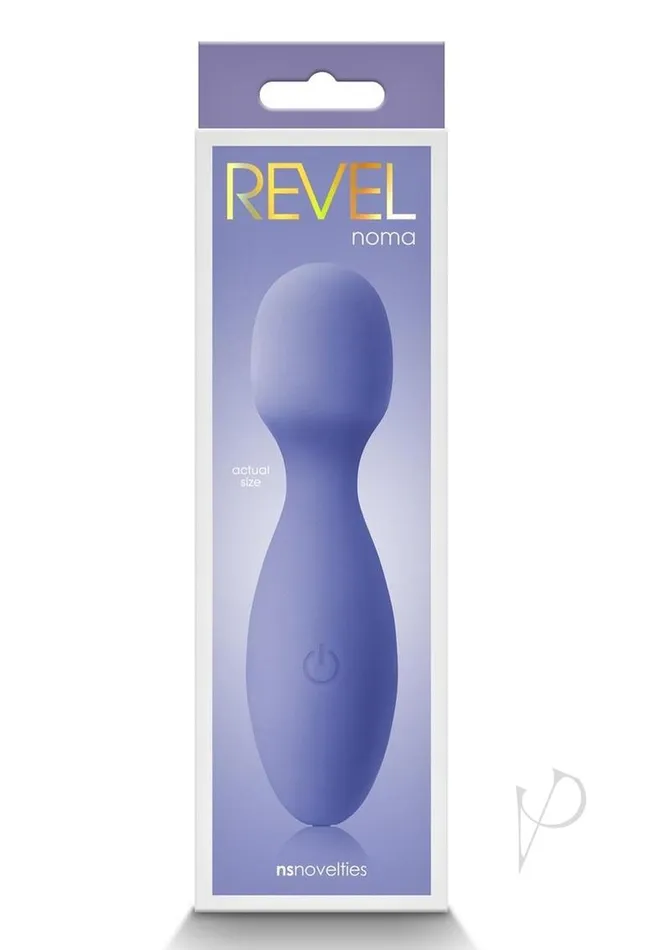 Vibrators Revel Revel Noma Rechargeable Silicone Wand Purple