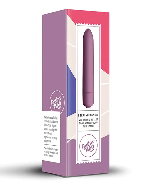 Vibrators Rocks Off SugarBoo Berri Blossom Vibrating Bullet Purple