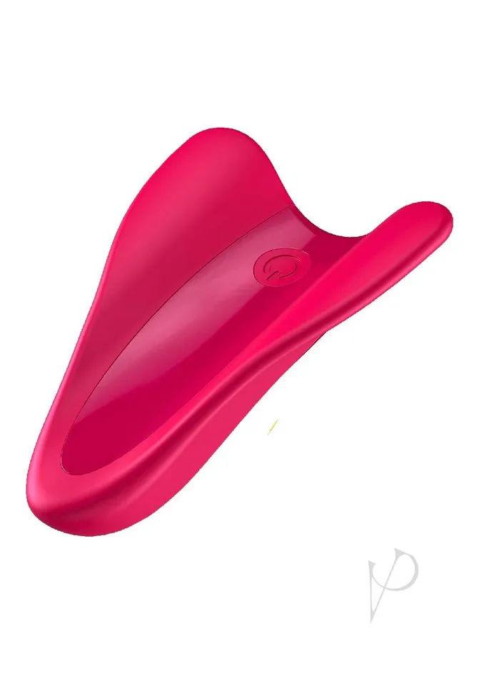 Vibrators Satisfyer Satisfyer High Fly Silicone Rechargeable Hand Massager Red Vibrators Satisfyer Satisfyer High Fly Silicone Rechargeable Hand Massager Red