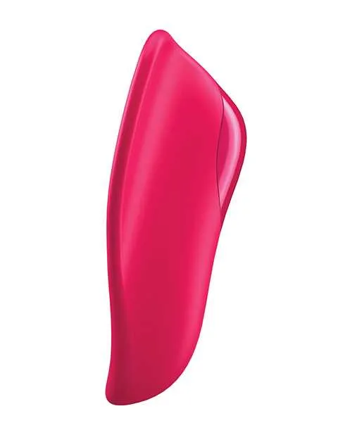 Vibrators Satisfyer Satisfyer High Fly Silicone Rechargeable Hand Massager Red Vibrators Satisfyer Satisfyer High Fly Silicone Rechargeable Hand Massager Red