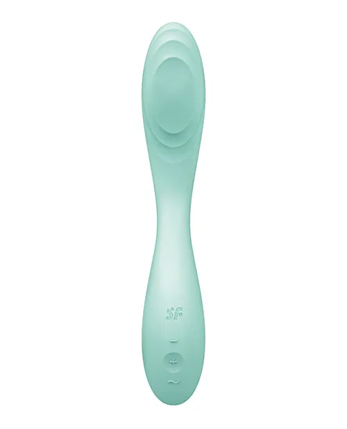 Vibrators Satisfyer Satisfyer Rrrolling Pleasure Rechargeable Silicone Vibrator Mint