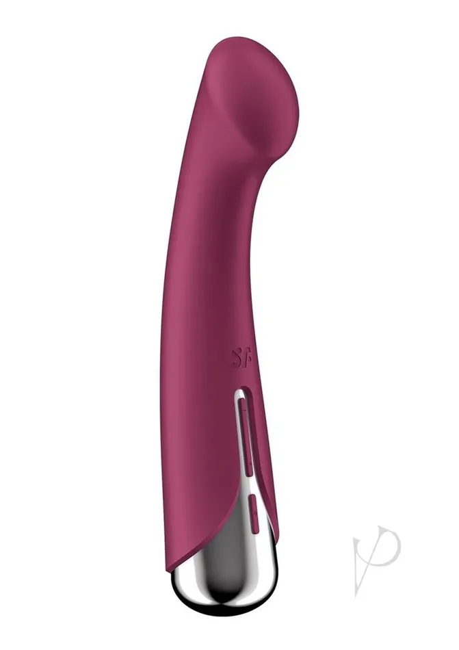 Vibrators Satisfyer Satisfyer Spinning GSpot 1 Rechargeable Silicone Vibrator Red Vibrators Satisfyer Satisfyer Spinning GSpot 1 Rechargeable Silicone Vibrator Red